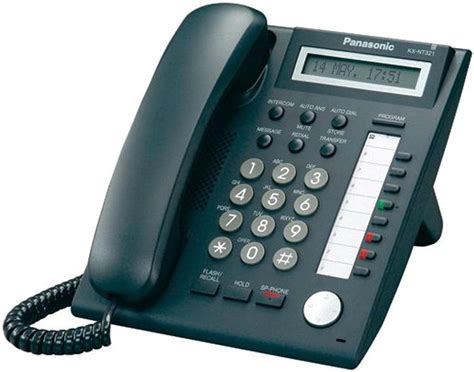 Panasonic Kx Nt Ne B Ip Systemtelefon Schwarz Zeilen Display