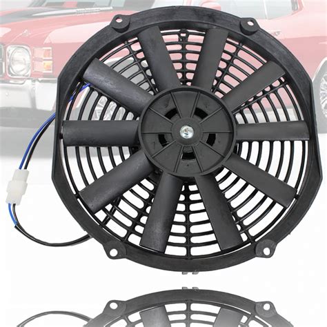 Universal Slim Inch Push Pull Electric Radiator Cooling Fan Truck