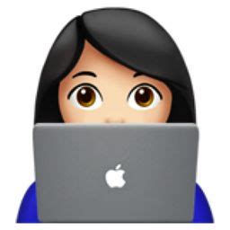 Woman Technologist Light Skin Tone Emoji U F U F Fb U D U