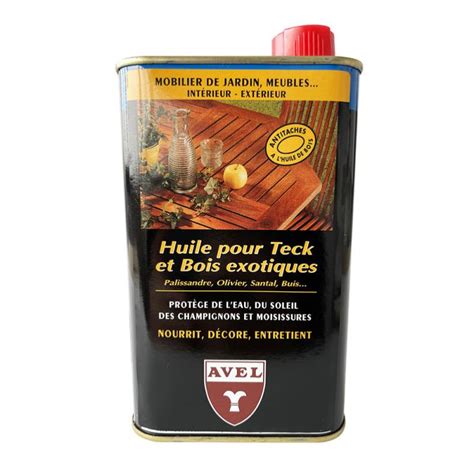 Huile Pour Teck Bois Exotique Ml Avel