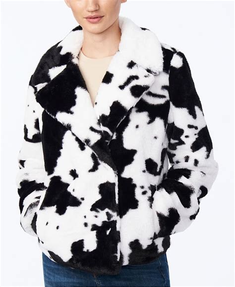 Cow Print Fur Coat All About Cow Photos