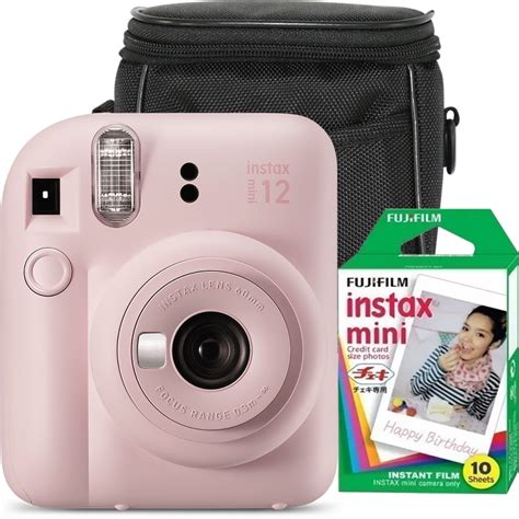 Set Camera Foto Instant Fujifilm Instax Mini 12 Blossom Pink Cu 10