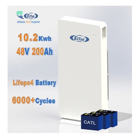 Eitai Factory Direct Lithium Battery Solar 48V 200ah IP65 Smart BMS