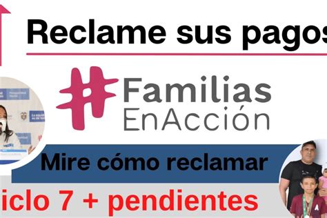 Reclame primer pago Familias en acción cómo retirar Mire cómo si no