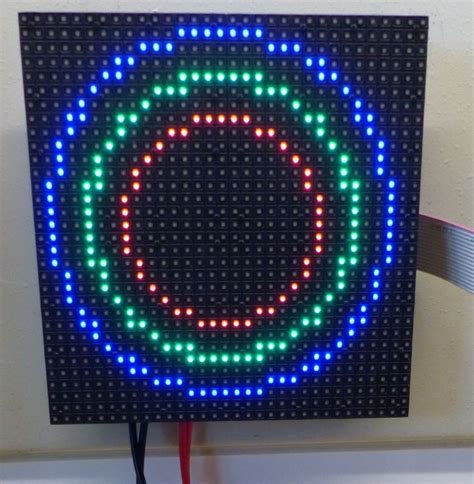 Drawing Simple Graphics On A RGB LED Matrix Panel With A Raspberry Pi