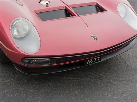 1971 Lamborghini Miura Svj By Bertone