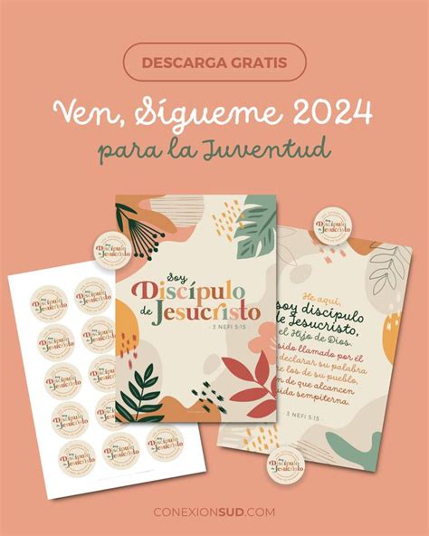 Gratis Lema 2024 para jóvenes Soy discípulo de Jesucristo 3 Nefi