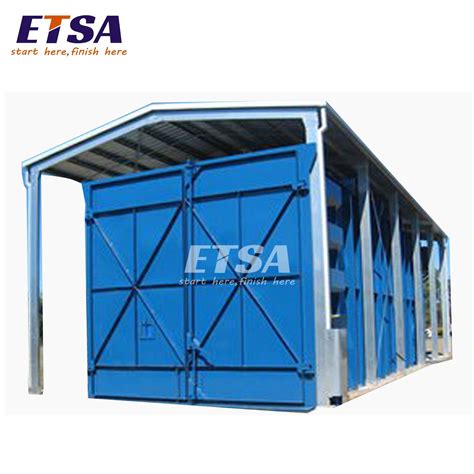 Sand Blasting Room Shot Blasting Booth For Big Structural Parts Surface