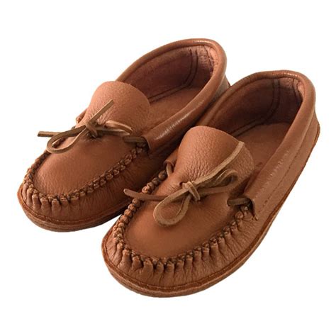 Best Men's Durable Handmade Genuine Leather Moccasin Slippers in Brown ...