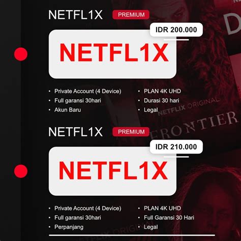 Netflix Premium Private 1 Month Shopee Indonesia