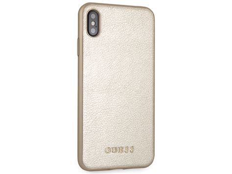 Guess Iridescent Case Goud Iphone Xs Max Hoesje