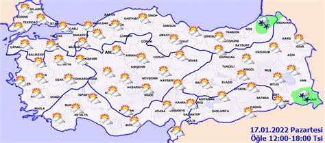 Yar N Hava Nas L Olacak Ocak Pazartesi Stanbul Ankara Zmir Hava