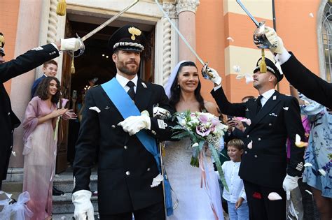 Inside The Wedding Of Luisa Corna With The Carabiniere Stefano Giovino