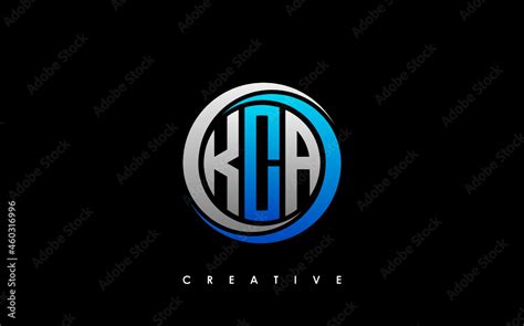 KCA Letter Initial Logo Design Template Vector Illustration Stock ...