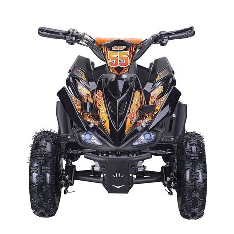 Quad électrique 800W Raptor orange avec LED LesTendances fr