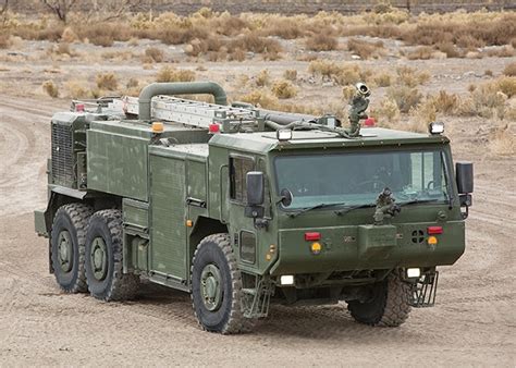 Greendef Oshkosh Begins Production Phase Of Usmcs P 19r Arff Vehicle Programme