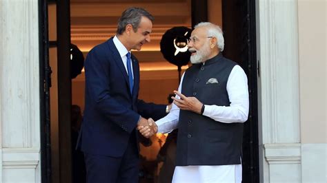 Pm Modi Hold Talks With Greek Counterpart To Strengthen Bilateral Relations