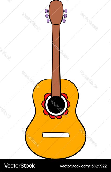 Cartoon Acoustic Guitar