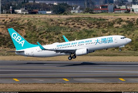 B KJA Greater Bay Airlines Boeing 737 8JP WL Photo By Jhang Yao Yun