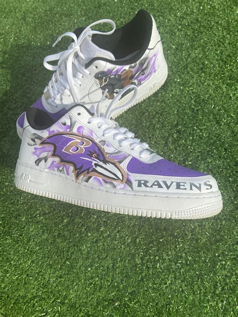 Baltimore Ravens Customize Air Force 1 | Etsy