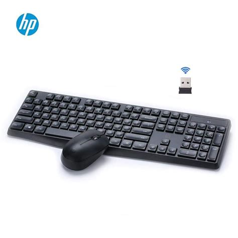 Ensemble Clavier Souris Sans Fil HP CS10 Noir AZERTY