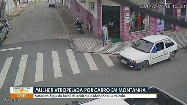 Gazeta Meio Dia Mulher é atropelada por carro e motorista foge sem