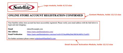 How to create an Account Activation email template