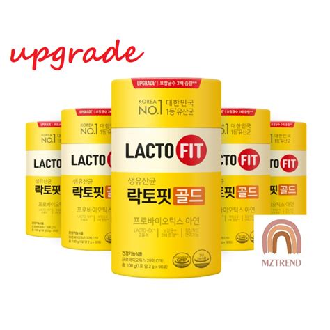 Mztrend Chong Kun Dang Upgrade Lacto Fit Gold 5x Probiotics 50 Packs Shopee Singapore