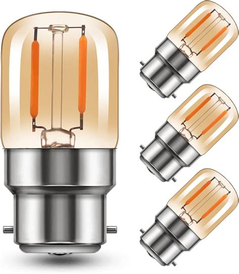 EASYIVY B22 Pygmy Bayonet LED Light Bulbs 2W Bayonet Cap BC LED Night