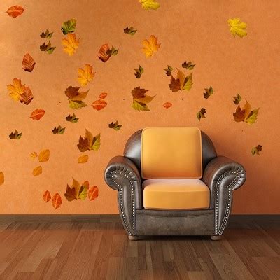 Autumn Leaves Wall Mural Decal - Seasonal Wall Decal Murals - Primedecals