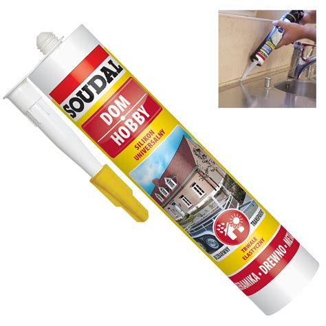 SILIKON UNIWERSALNY USZCZELNIACZ CZARNY SOUDAL 280 Ml SOUDAL Sklep