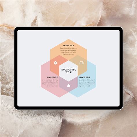 Hexagon Overlay Center Powerpoint Templates Powerpoint Free