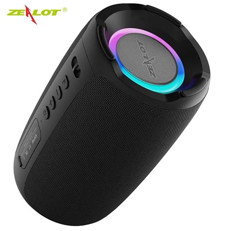 Zealot s61 portátil bluetooth alto falante som estéreo 10w ipx6