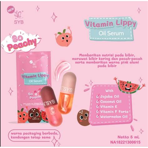 Jual Syb Vitamin Lippy Oil Serum Shopee Indonesia