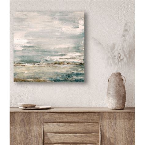 John Beard Collection Sea And Sky By John Beard Artist Enhanced Canvas