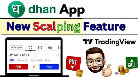 Dhan App New Feature For Scalper Tradingview Se Scalping Krne Ka