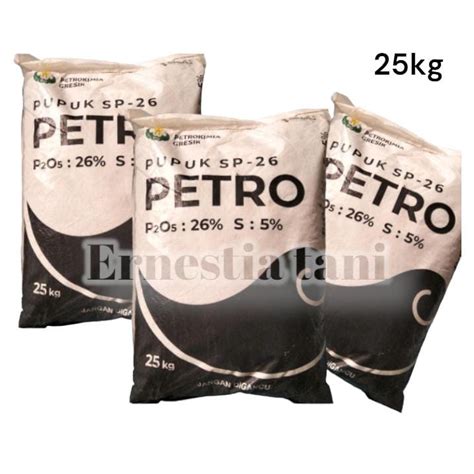 Jual Pupuk SP 26 PETRO 25kg Kandungan P2O5 26 S 5 Shopee Indonesia