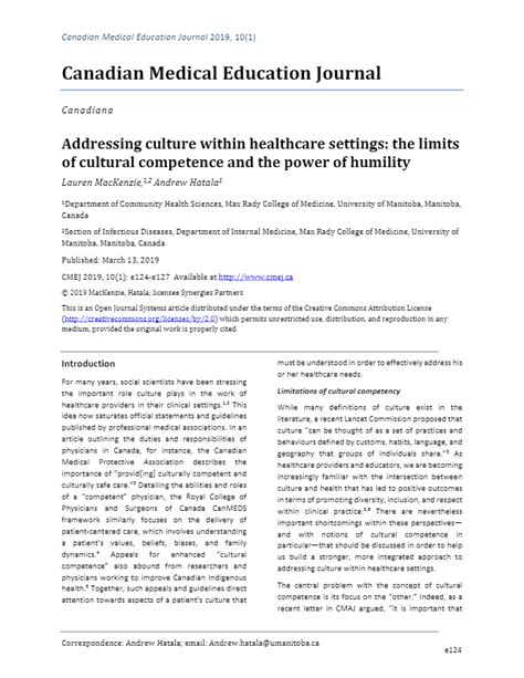 Addressing Culture Within Healthcare Settings The Limits Of Cultural