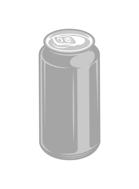 Premium Vector Blank Metallic Can Drink Beer Soda Water Juice