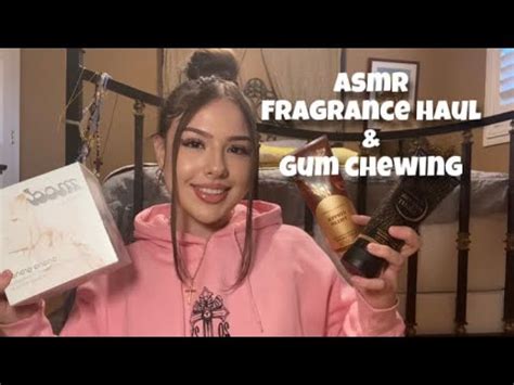 ASMR Fragrance Haul Favorites Gum Chewing YouTube