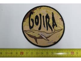 Gojira From Mars To Sirius Circled Black Border Patches