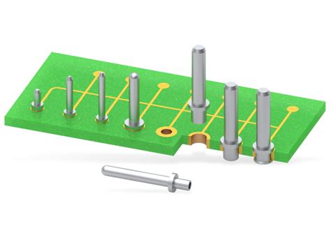 Swage Mount Pcb Pins Mill Max Mouser