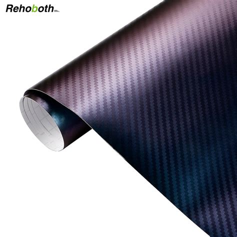 Rehoboth 152cm 10cm 20cm Chameleon 3D Carbon Fiber Vinyl Film Car