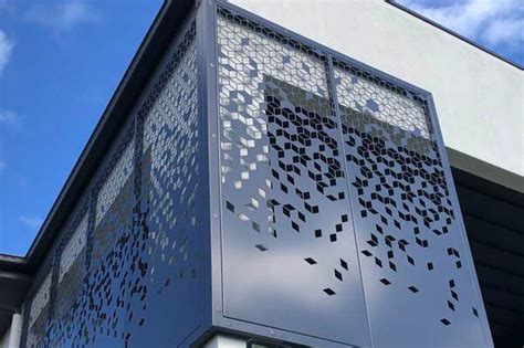 Customized Laser Cut Metal Facade Panels TBK Metal