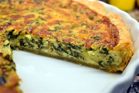 Bl Tterteig Spinat Quiche Nat Rlich Galletti