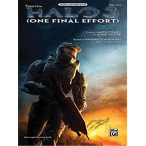 One Final Effort From Halo 3 Music Book Walmart