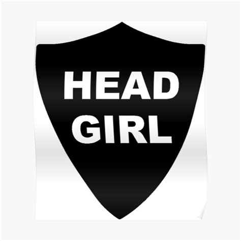 "Head Girl Badge" Poster for Sale by sweetsixty | Redbubble