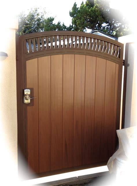 Steel Framed Wood Gates Custom Steel Framed And Wood Framed Gates In