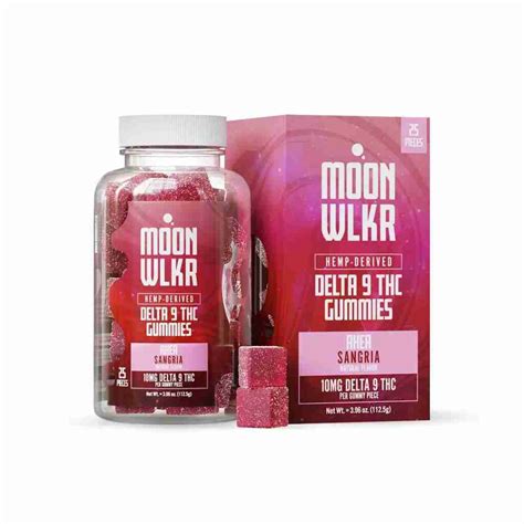 Moonwlkr Delta 9 Thc Gummies 25pc 250mg D8 Super Store