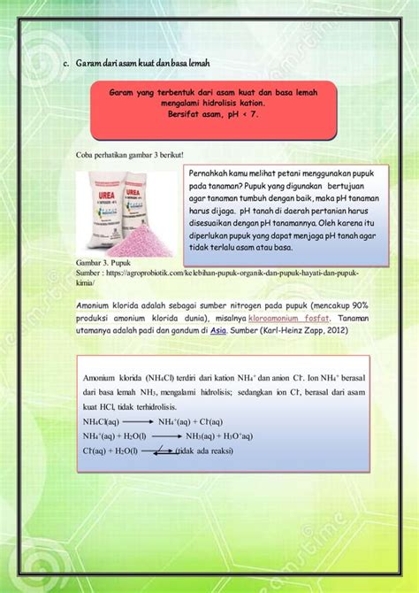 Modul Pembelajaran Kimia Hidrolisis Garam Pdf